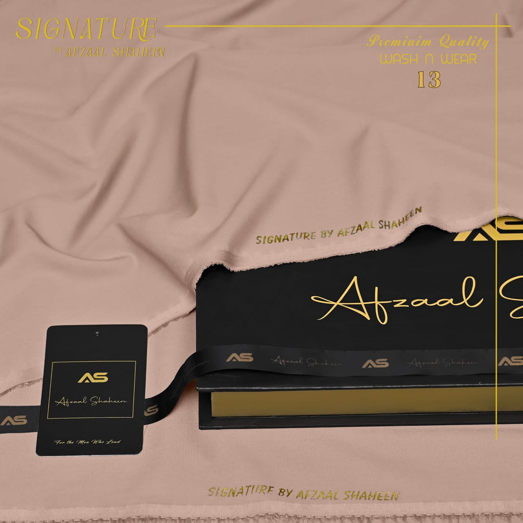 Signature Unstitched Fabric wash&wear