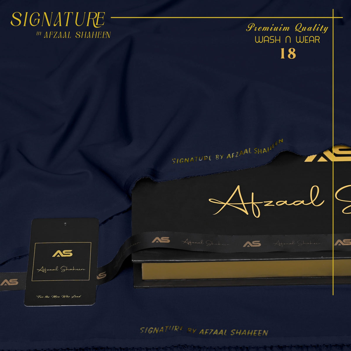 Signature unstitched Fabric Wash&wear