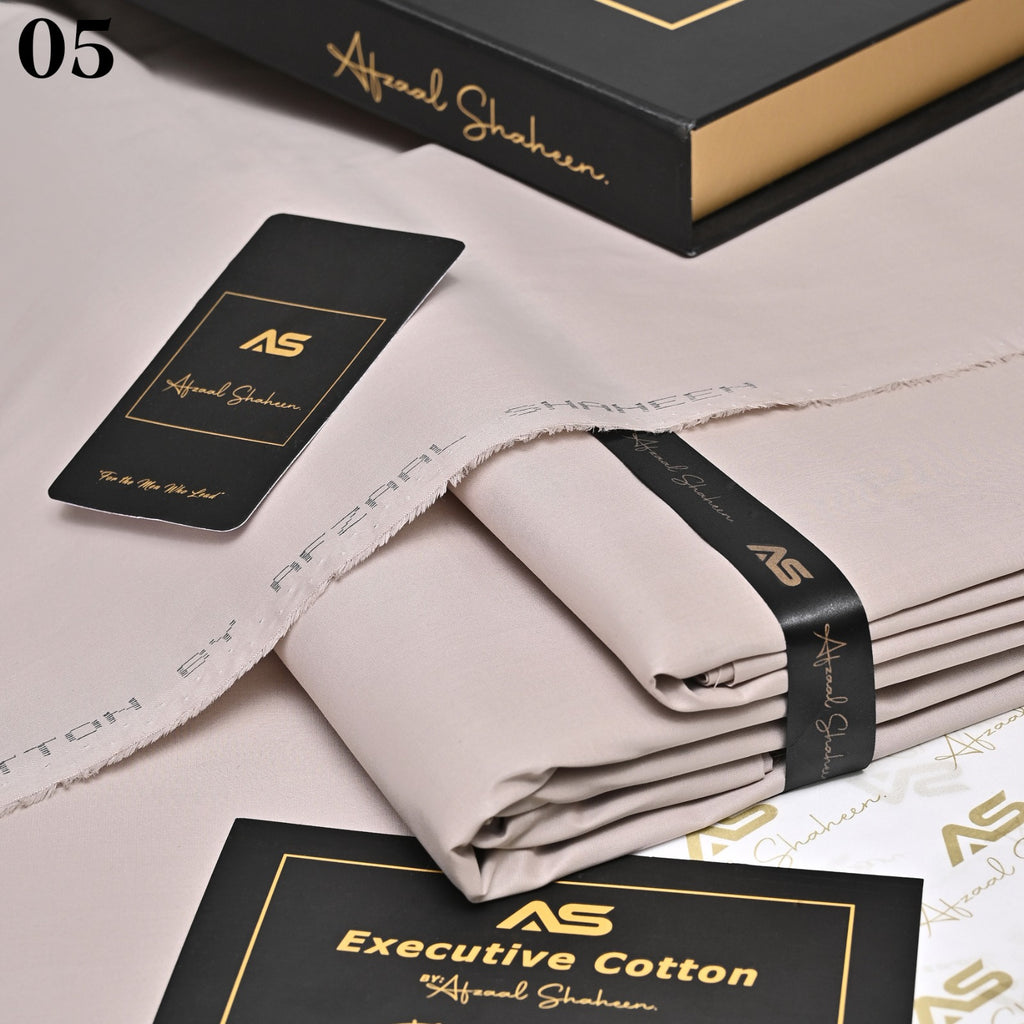 Exective unstitched Fabric Cotton