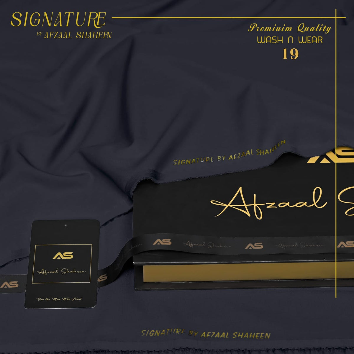 Signature unstitched Fabric Wash&wear