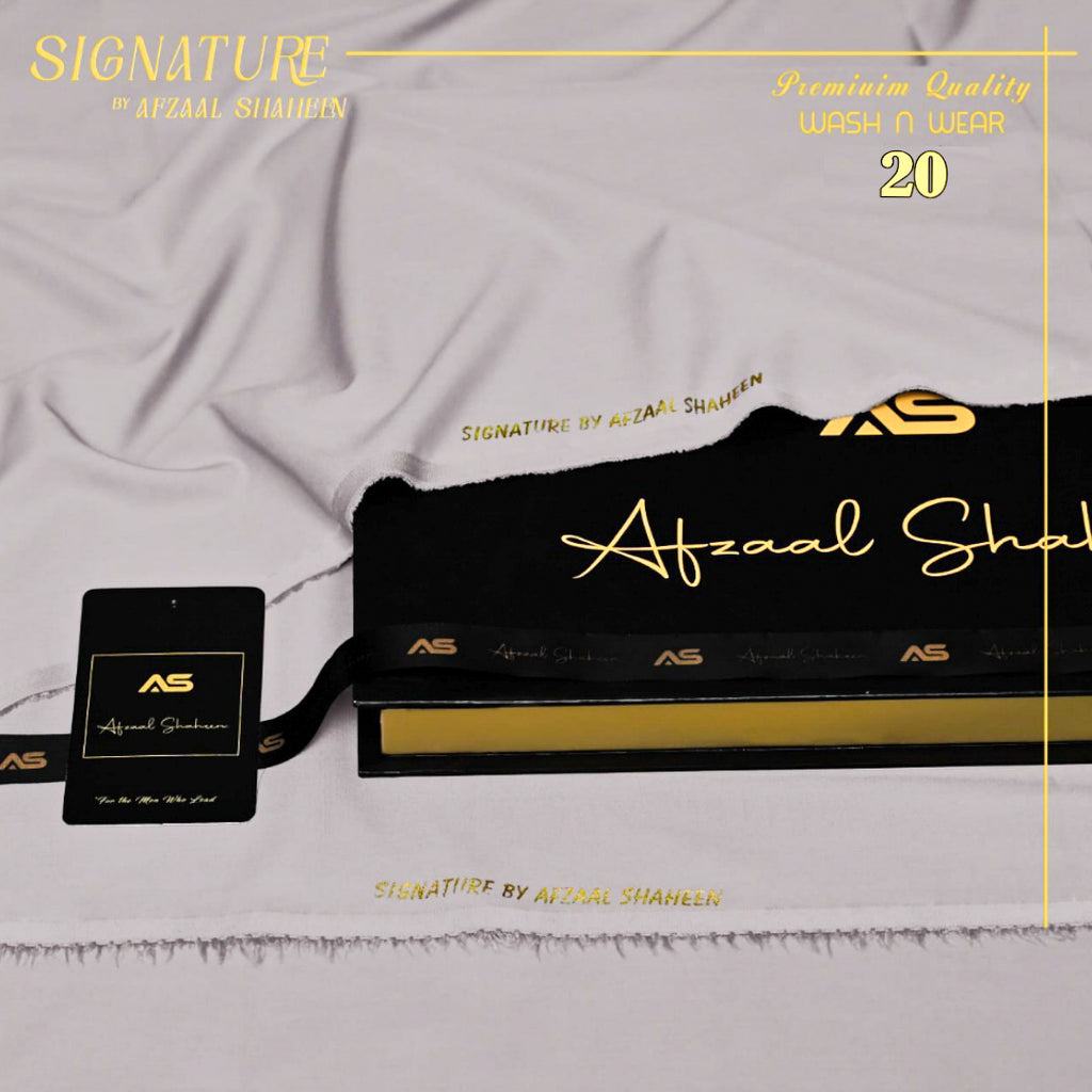 Signature Unstitched Fabric wash&wear
