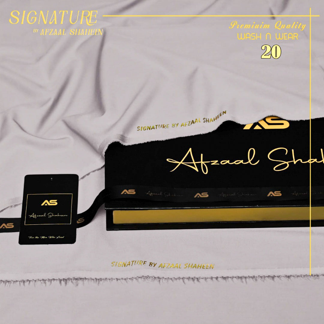 Signature Unstitched Fabric wash&wear