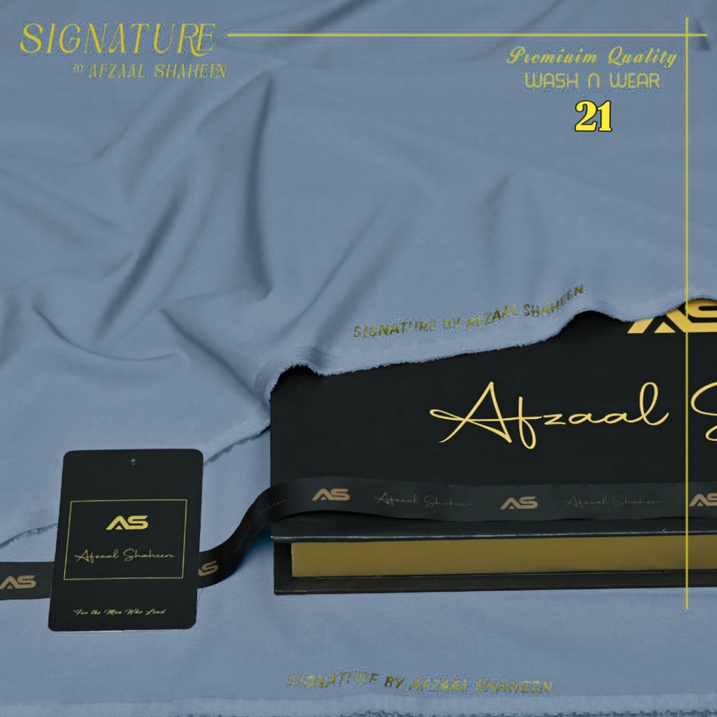 Signature Unstitched Fabric wash&wear