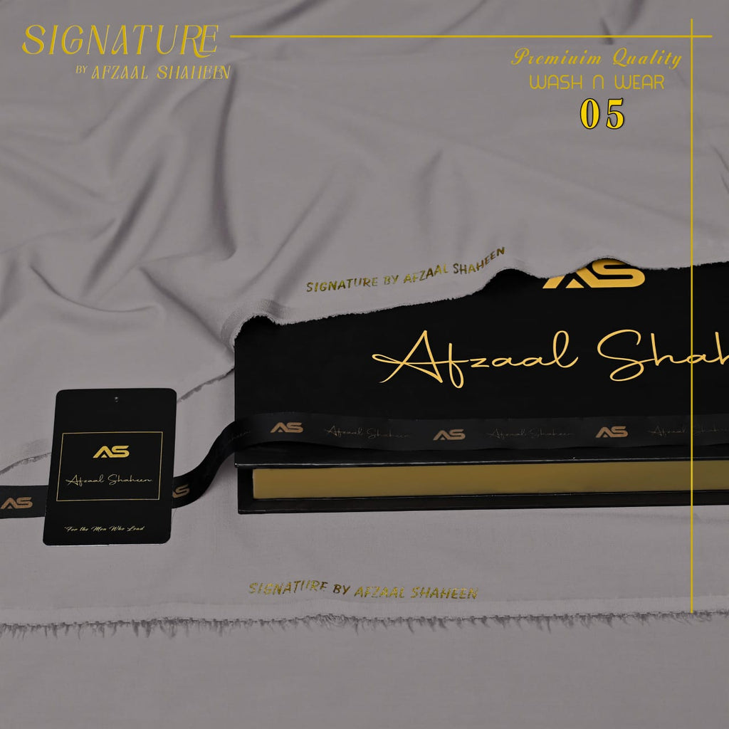 Signature Unstitched Fabric wash&wear